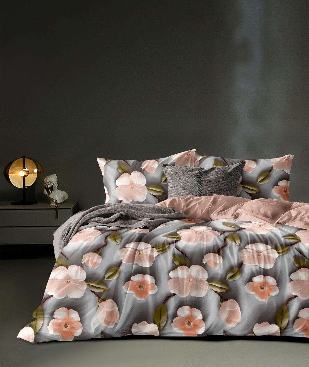 DreamWeave 7D Glace Cotton King Bedsheet - 240 TC, 200 GSM