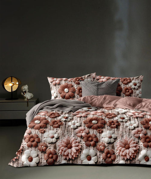 DreamWeave 7D Floral King Bedsheet 108x108 - 240 TC, 200 GSM